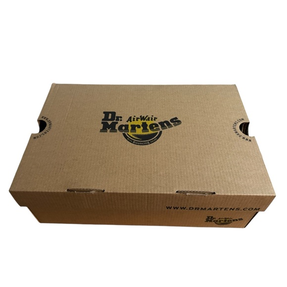 Dr. Martens Blaire Genuine Calf Hair Platform Sandal Black White Size 7 - Picture 9 of 10